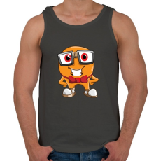 PRINTFASHION Geek - Férfi atléta - Sötétszürke