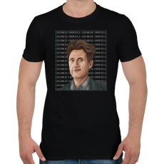 PRINTFASHION George Orwell - Férfi póló - Fekete