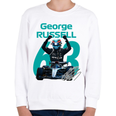 PRINTFASHION George Russell  - Gyerek pulóver - Fehér