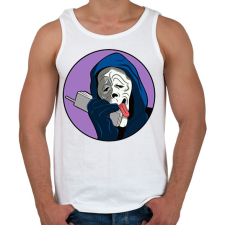 PRINTFASHION Gerappa - Férfi atléta - Fehér atléta, trikó