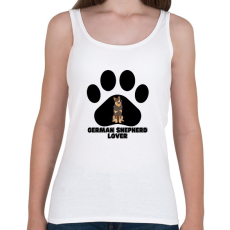 PRINTFASHION German Shepherd Lover - Női atléta - Fehér