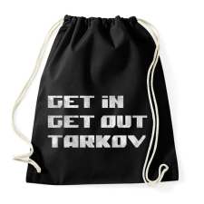 PRINTFASHION Get in Get out Tarkov - Sportzsák, Tornazsák - Fekete tornazsák