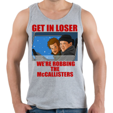 PRINTFASHION Get in loser - Férfi atléta - Sport szürke