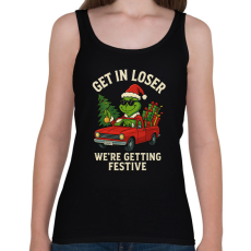 PRINTFASHION get in loser - Női atléta - Fekete