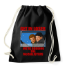 PRINTFASHION Get in loser - Sportzsák, Tornazsák - Fekete