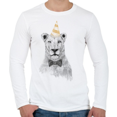 PRINTFASHION Get the party started II - Férfi hosszú ujjú póló - Fehér