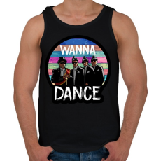 PRINTFASHION Ghánai táncoló gyászhuszárok - Férfi atléta - Fekete