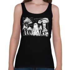 PRINTFASHION Ghost at night - Női atléta - Fekete női trikó