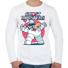 PRINTFASHION Ghost busters alien - Férfi hosszú ujjú póló - Fehér férfi póló