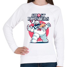 PRINTFASHION Ghost busters alien - Női pulóver - Fehér női pulóver, kardigán