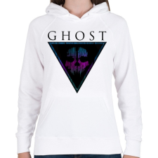 PRINTFASHION Ghost - Női kapucnis pulóver - Fehér női pulóver, kardigán