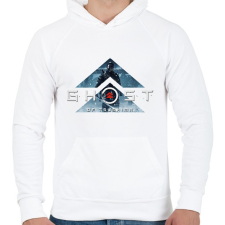 PRINTFASHION Ghost of Tsushima - Férfi kapucnis pulóver - Fehér férfi pulóver, kardigán