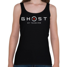 PRINTFASHION Ghost of Tsushima logo - Női atléta - Fekete női trikó