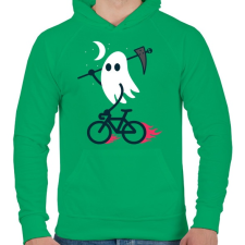 PRINTFASHION Ghost Rider - Férfi kapucnis pulóver - Zöld férfi pulóver, kardigán