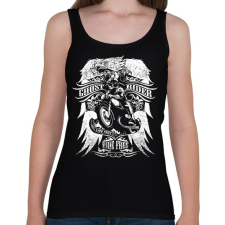 PRINTFASHION Ghost rider - Női atléta - Fekete női trikó