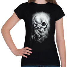 PRINTFASHION Ghost Rider - Női póló - Fekete női póló