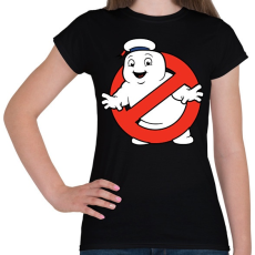 PRINTFASHION Ghostbuster - Női póló - Fekete