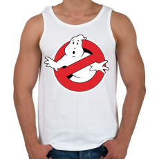 PRINTFASHION ghostbusters - Férfi atléta - Fehér