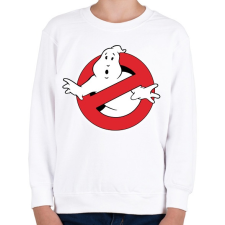 PRINTFASHION ghostbusters - Gyerek pulóver - Fehér gyerek pulóver, kardigán
