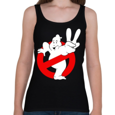 PRINTFASHION Ghostbusters - Női atléta - Fekete