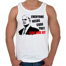 PRINTFASHION GIBS - Férfi atléta - Fehér