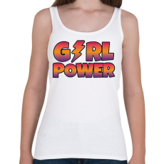 PRINTFASHION Girl power - Női atléta - Fehér