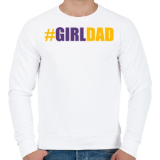 PRINTFASHION #girlDAD - Férfi pulóver - Fehér férfi pulóver, kardigán