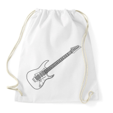 PRINTFASHION Gitár - Sportzsák, Tornazsák - Fehér tornazsák