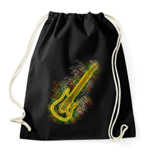 PRINTFASHION Gitár  - Sportzsák, Tornazsák - Fekete tornazsák