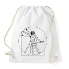 PRINTFASHION Gitáros ember - Sportzsák, Tornazsák - Fehér tornazsák