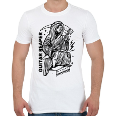 PRINTFASHION Gitáros halál  - Férfi póló - Fehér