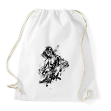 PRINTFASHION Gitáros rocker - Sportzsák, Tornazsák - Fehér tornazsák