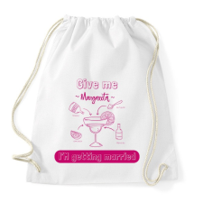 PRINTFASHION Give me margarita - Sportzsák, Tornazsák - Fehér tornazsák