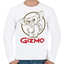 PRINTFASHION Gizmo - Férfi pulóver - Fehér férfi pulóver, kardigán