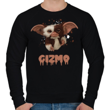 PRINTFASHION GIZMO - Férfi pulóver - Fekete férfi pulóver, kardigán