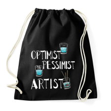 PRINTFASHION glass.artist.w - Sportzsák, Tornazsák - Fekete tornazsák