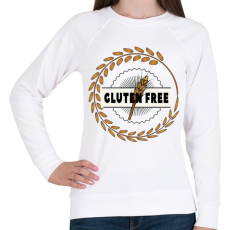 PRINTFASHION Glutenfree1 - Női pulóver - Fehér