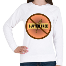 PRINTFASHION Glutenfree2 - Női pulóver - Fehér női pulóver, kardigán