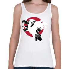 PRINTFASHION Go SuperMonkey - Női atléta - Fehér