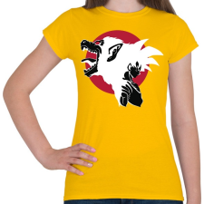 PRINTFASHION Go SuperMonkey - Női póló - Sárga női póló