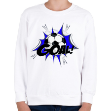 PRINTFASHION Goal - Gyerek pulóver - Fehér gyerek pulóver, kardigán