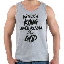 PRINTFASHION God - Férfi atléta - Sport szürke atléta, trikó