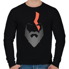 PRINTFASHION god of war - Férfi pulóver - Fekete