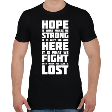 PRINTFASHION God of War idézet - Férfi póló - Fekete férfi póló