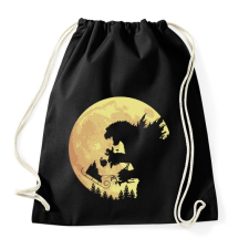 PRINTFASHION Godzilla karácsonya - Sportzsák, Tornazsák - Fekete tornazsák