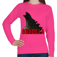 PRINTFASHION Godzilla - Női pulóver - Fukszia női pulóver, kardigán