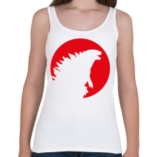 PRINTFASHION Godzilla Sziluett - Női atléta - Fehér