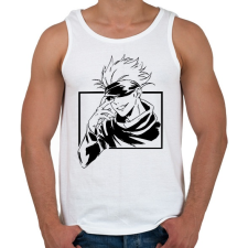 PRINTFASHION Gojo Jujutsu Kaisen Hoodie - Férfi atléta - Fehér atléta, trikó