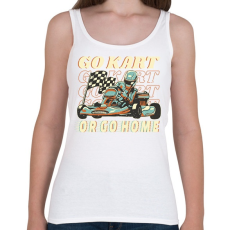 PRINTFASHION Gokart - Női atléta - Fehér