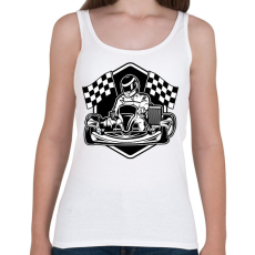 PRINTFASHION Gokart  - Női atléta - Fehér
